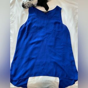 Cobalt Blue Split Back Tank